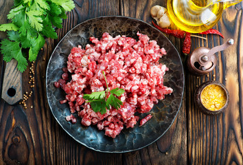 Wall Mural - minced meat