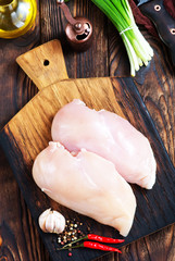 Poster - raw chicken fillet