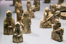 Ancient Chess Made From Walrus Ivory And Whale Tooth