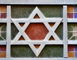 Fassadendetail der Großen Synagoge mit Davidstern