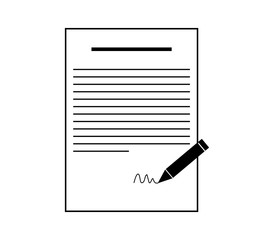 Sticker - Contract icon