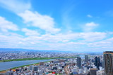 Fototapeta Boho - 大阪の都市風景
