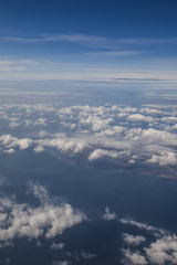 Wall Mural - clouds and earth from above