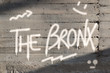 Bronx Word Graffiti Painted on Wall