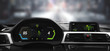 © parabolstudio - Modern sports car dashboard with navigation display - 3D illustration (3D rendering)