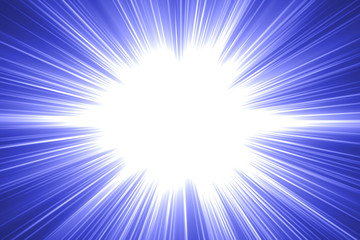 Wall Mural - sun says and stars - blue abstract background illustration