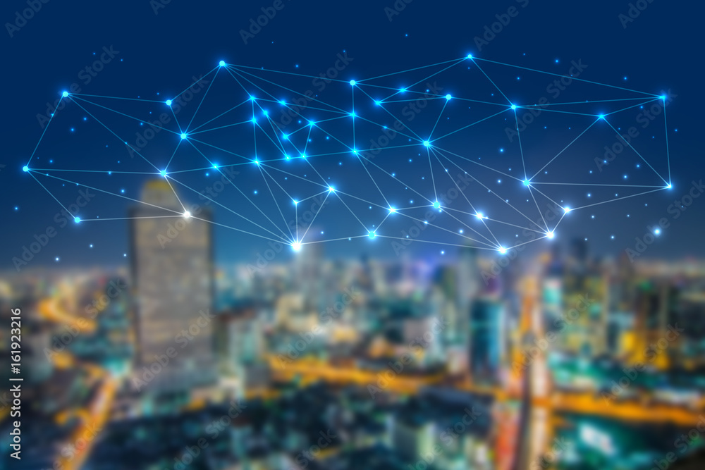 Blockchain network cryptocurrencies concept, is an incorruptible digital ledger of economic transactions 