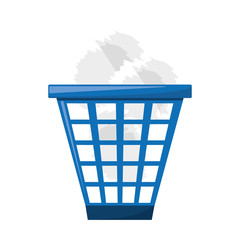 Poster - isolated trash can icon vector illustration graphic design