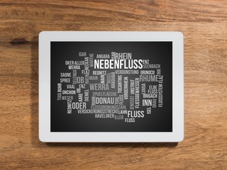 Canvas Print - Nebenfluss