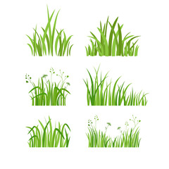 green grass set