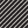 © Samolevsky - Hand drawn style seamless pattern. Abstract geometric tiling background in black and white. Vector doodle line lattice