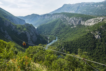 Canyon Of Cetina River Near Omis, Croatia