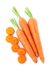 Poster - Fresh carrots.