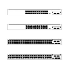 Front Panel Networking Ethernet Switches With QSFP And 40GbE