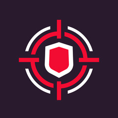 Poster - security breach icon