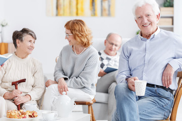 Wall Mural - Afternoon in nursing home