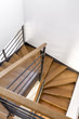 © Photographee.eu - Wood staircase with black frame