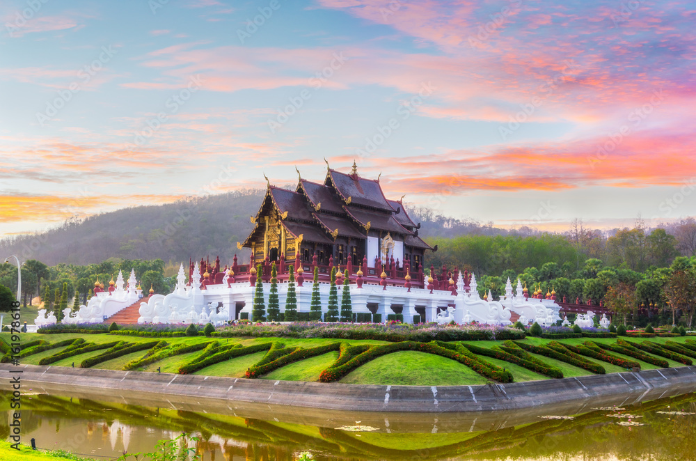 The Royal Pavilion Ho Kham Luang In Royal Park Rajapruek Near Chiang The Royal Pavilion Ho Kham Luang In Royal Park Rajapruek Near Chiang