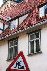 dwelling medieval house in Riga old town