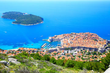 Wall Mural - Dubrovnik and Lokrum island