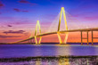 Charleston, South Carolina, USA Bridge over the Cooper River.