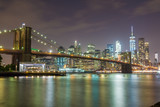 Fototapeta Mosty linowy / wiszący - The Brooklyn Bridge