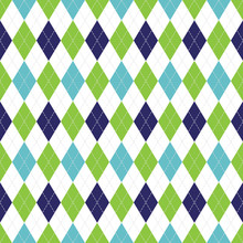 Vector Argyle Seamless Pattern In Navy, Blue, And Green Color. Seamless Argyle Pattern. Checkered Seamless Pattern. 