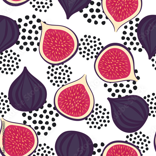 seamless-figs-pattern-with-decorative-dots-on-white-background-summer-fruit-vector-illustration-design-for-wallpaper-fabric-decor-textile