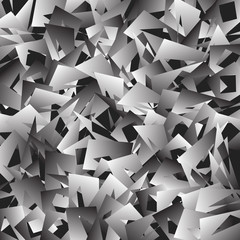 Aufkleber - Scattered pattern. Scattered overlapping random shapes geometric pattern