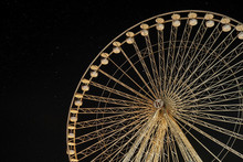 Big Ferris Wheel From Wilhelm And Sons At Night With Stars In Background.