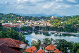 Fototapeta  - Beautiful view of Kandy in Sri Lanka