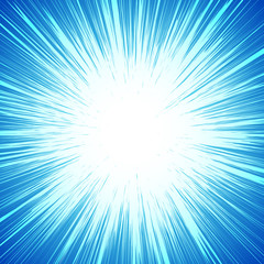 Aufkleber - Vivid colorful background with starburst (sunburst)-like motif. Abstract radial lines fading into background. Easy to change colors (only 2 color)