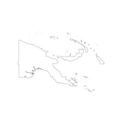 Papua New Guinea map