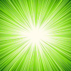 Poster - Starburst, sunburst, rays of light element. Circular, radial lines pattern as glimmer, glitter, gleam, spotlight effect