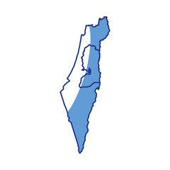 Wall Mural - map of israel