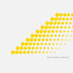 Aufkleber - Set of Abstract Halftone Design Elements. Vector illustration