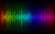 © Fotomay - Abstract Sound Wave Background.Digital energy sound music equalizer with colored rainbow lights backdrop.Vector illustration EPS 10
