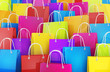 Many shopping bag