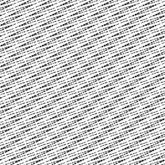 Fototapete - Black and white seamless geometric pattern. Repeatable texture / background with array, structure of shapes
