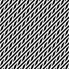 Poster - Black and white seamless geometric pattern. Repeatable texture / background with array, structure of shapes