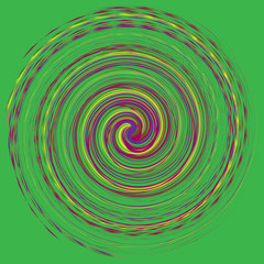 Abstract illustration with spiral motif. Abstract swirl, twirl element