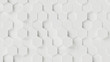 © PixlMakr - White Hexagon Wall Background