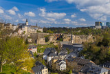 Fototapeta Miasto - Luxembourg city cityscape