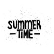 © trihubova - Vector lettering summer card. Handdrawn positive unique calligraphy.