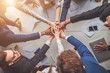 © alfa27 - success and winning concept - happy business team celebrating victory in office