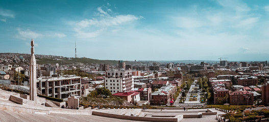 Wall Mural - Panoramic view of Yerevan capital of Armenia