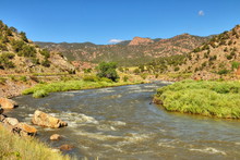 The Arkansas River In Colorado