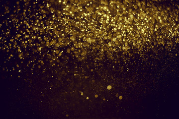 gold bokeh background