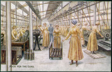 Wall Mural - Factories - Britain. Date: circa 1915