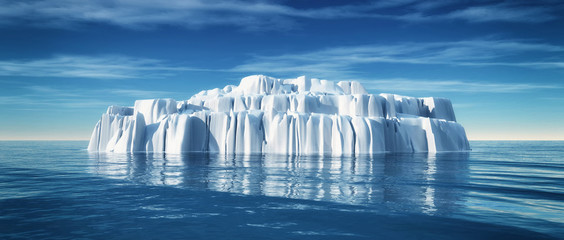 Wall Mural - underwater view of iceberg